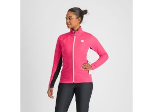 Sportful SQUADRA dámska bunda raspberry pink/white