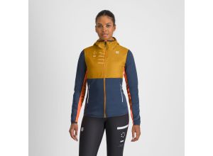 Sportful RYTHMO dámska bunda wood yellow/galaxy blue