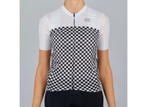 Sportful Checkmate dámsky dres biely