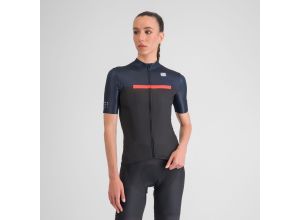 Sportful PISTA dámsky dres black galaxy blue