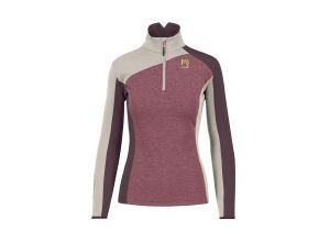 Karpos Federa Half-Zip Dámska Mikina Deco Rose/Oat/Huckleb.