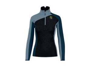 Karpos Federa Half-Zip Dámska Mikina Vulcan/Spring L/Midnight