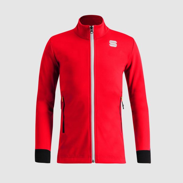 Sportful SQUADRA detská bunda tango red