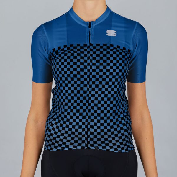 Sportful Checkmate dámsky dres modrý