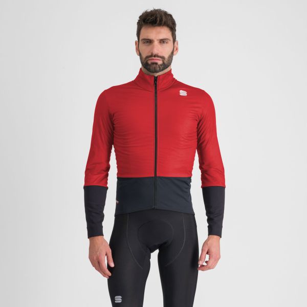 Sportful TOTAL COMFORT bunda tmavočervená/čierna