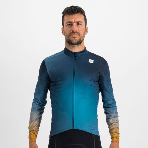 Sportful ROCKET THERMAL dres modrý/kožený