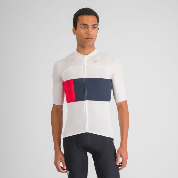 Sportful SNAP dres white galaxy blue red