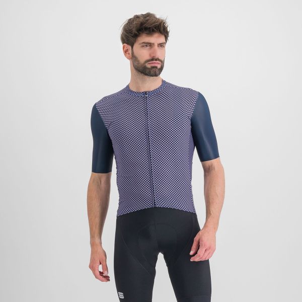 Sportful CHECKMATE dres galaxy blue chalck violet