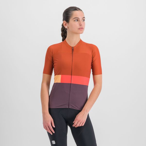 Sportful SNAP dámsky dres huckleberry cayenna red