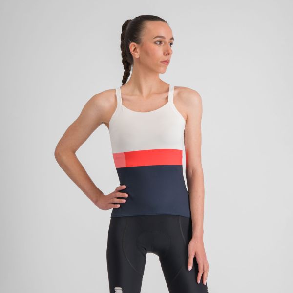 Sportful SNAP dámsky top white galaxy blue