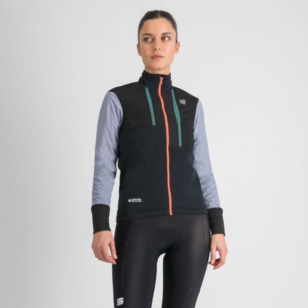 Sportful SUPERGIARA dámska bunda black cement violet