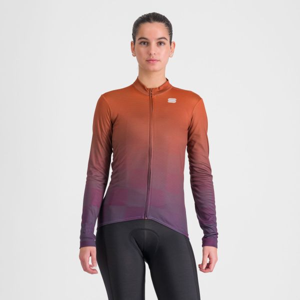 Sportful ROCKET dámsky THERMAL dres cayenna red nightshade