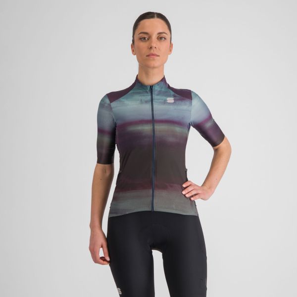 Sportful FLOW SUPERGIARA dámsky dres galaxy blue violet