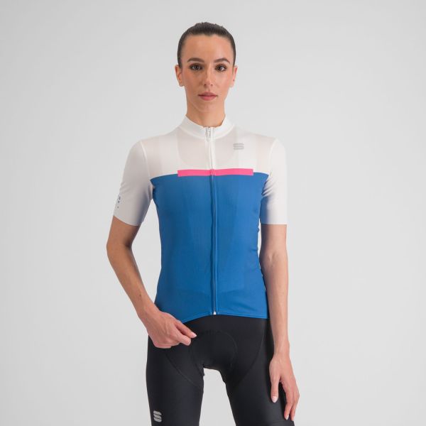 Sportful PISTA dámsky dres blue denim white