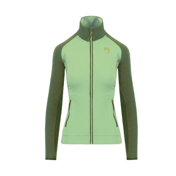 Karpos AMBRIZZOLA FULL ZIP dámska mikina arcadian green/cedar green